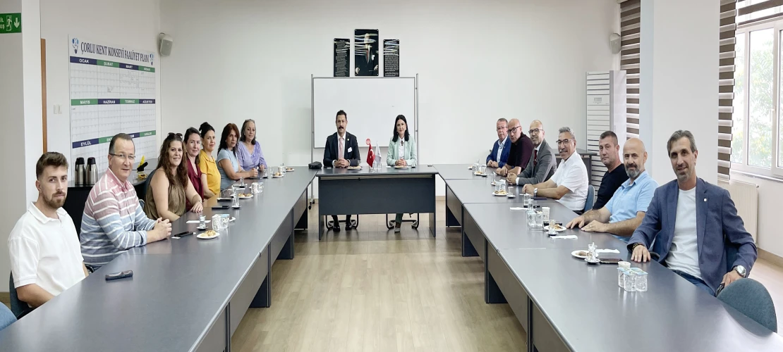 Başsavcı Bilgehan Yücel’den Çorlu Kent Konseyi’ne Veda Ziyareti