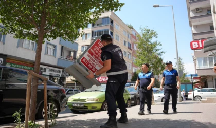 Zabıtadan Kaldırım ve Yol İşgaline Taviz Yok