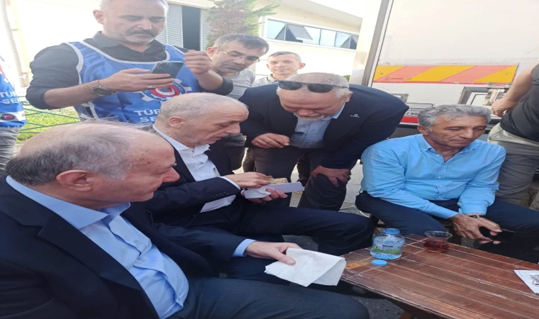 Staj Ve Çıraklık Mağdurları Türk-İş Başkanı İle Çerkezköy'de Görüştü