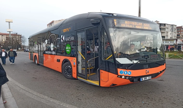 Elektrikli Otobüs Test Sürüşünde