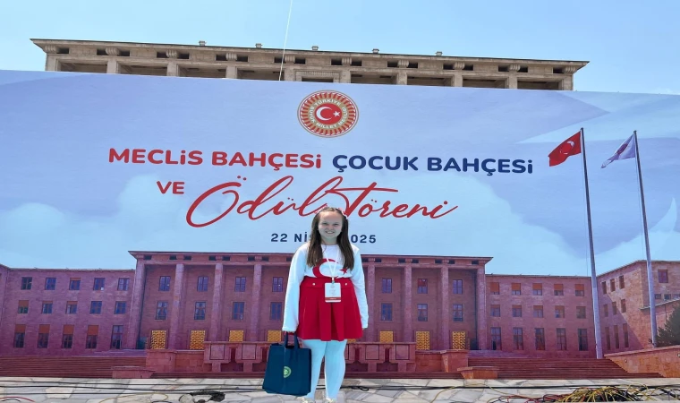 Çorlulu Öğrenci Açıkgöz, Ödülünü Ankara’da Aldı