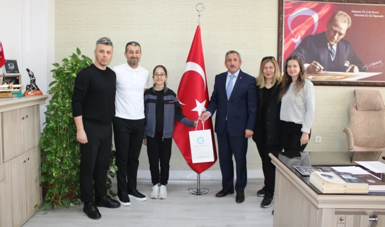 Erdoğan, Dereceye Giren Öğrenciyi Kabul Etti