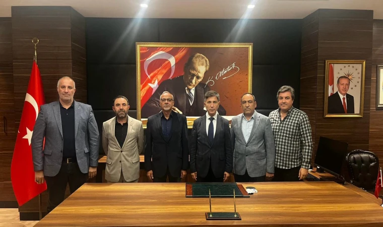 Kantinciler Derneğinden Kaymakam Erten’e Ziyaret