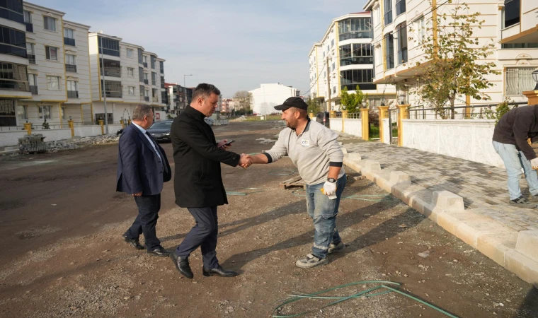 Başkan Sarıkurt Çalışmaları Yerinde İnceledi