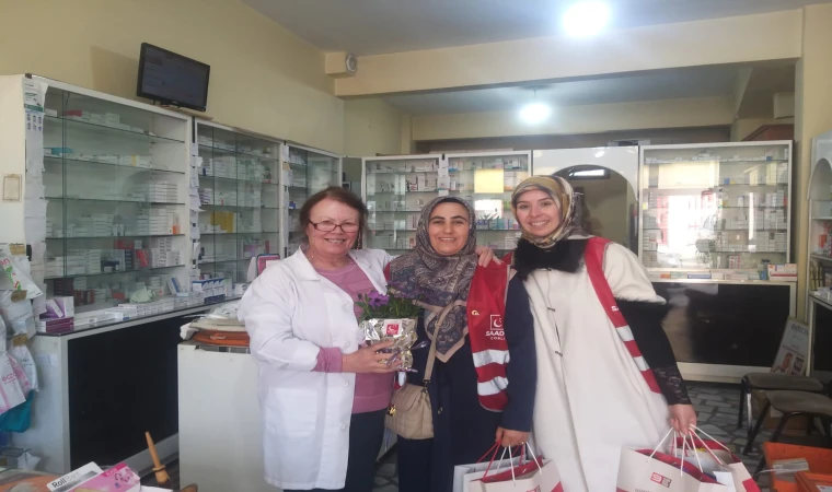 SAADETLİLER ECZACILARI ZİYARET ETTİ