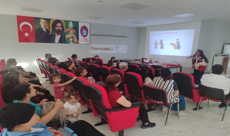 Ergene Cem Evinde İlkyardım Eğitimi Verildi
