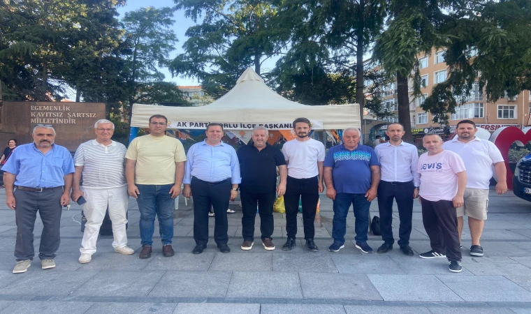 AK PARTİ SAHA ÇALIŞMALARINI SÜRDÜRÜYOR