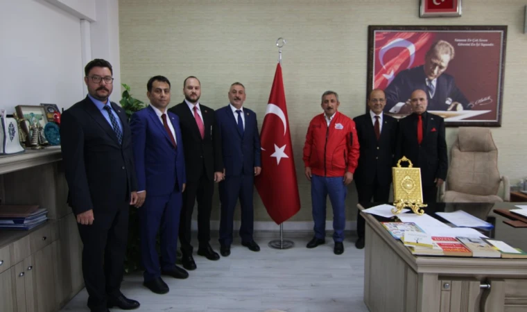 MHP’DEN MİLLİ EĞİTİM MÜDÜRÜ ERDOĞAN’A ZİYARET