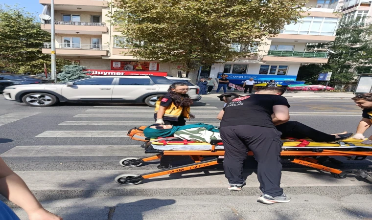 YAYANIN AYAĞINI EZEN SÜRÜCÜ YARDIM ETMEK YERİNE KAÇTI