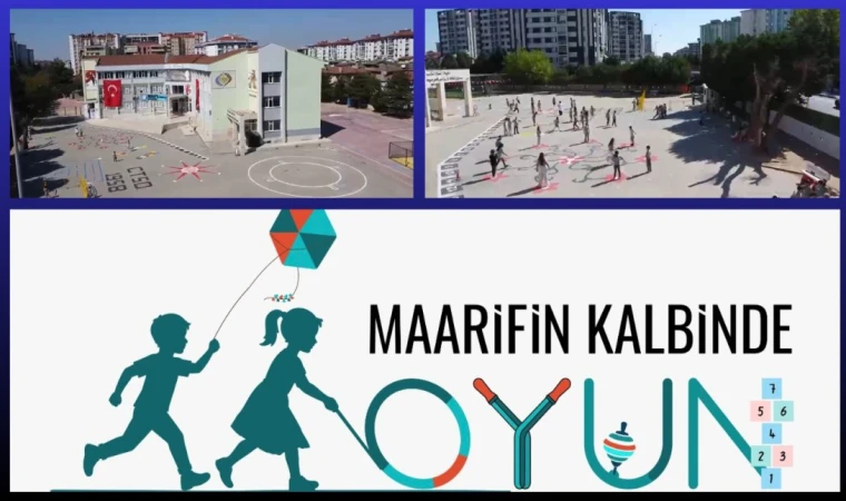Okul Bahçesi Oyun Alanına Dönüştü