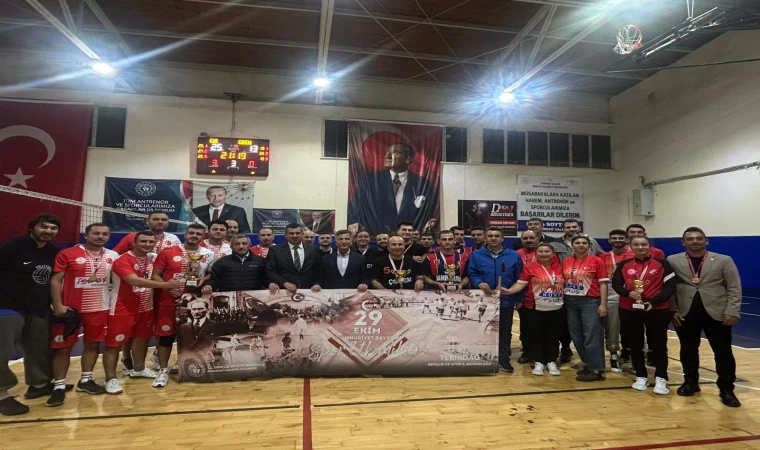 Çorlu’da Kurumlar Arası Voleybol Turnuvası