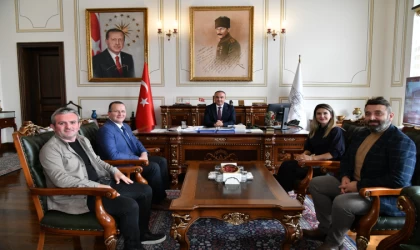 Medya ve İletişim Mensupları Derneği'nden Tekirdağ Valisi Recep Soytürk' e Ziyaret