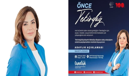 Candan Yüceer Büyükşehir’e Aday Adaylığını Açıklayacak