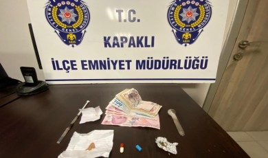 Kapaklı’da uyuşturucu tacirine operasyon