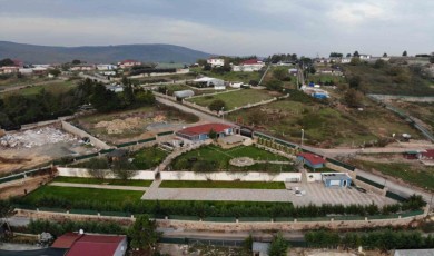 Pendik’te tefecilik operasyonu yapılan villa havadan görüntülendi