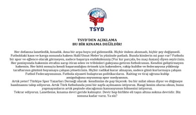 TSYD, Halil Umut Meler’e yapılan saldırıyı kınadı