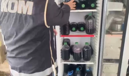 Yılbaşı öncesi sahte içkiye darbe: 385 litre ele geçirildi
