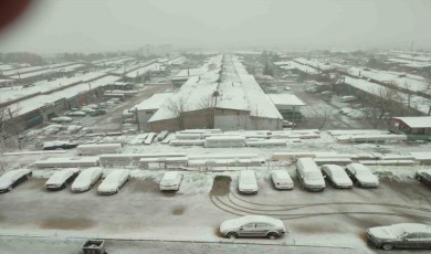 Keşan’da kar yağışı başladı