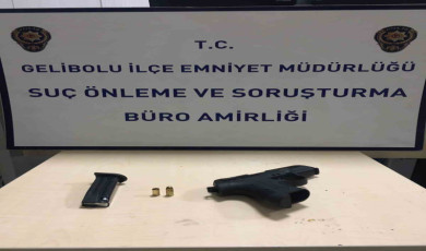 Gelibolu’da havaya rastgele ateş açan 15 yaşındaki çocuk polis tarafından yakalandı