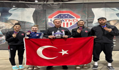 Milli tekvandoculardan, Amerika Açık Tekvando Turnuvası’nda 4 madalya
