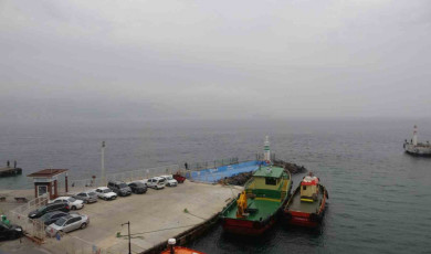 Çanakkale Boğazı sisten dolayı 43 saattir transit gemi geçişlerine kapalı