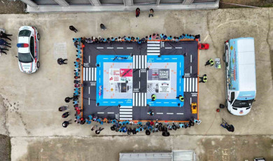 Jandarmadan öğrencilere trafik eğitimi