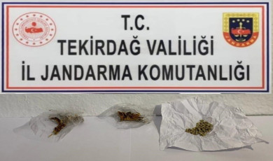 Tekirdağ’da jandarma 10 kişiyi uyuşturucudan yakaladı