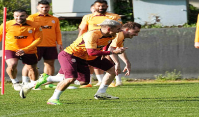 Galatasaray, Fenerbahçe maçı hazırlıklarını sürdürdü
