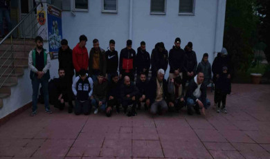 Tekirdağ’da 21 kaçak göçmen yakalandı