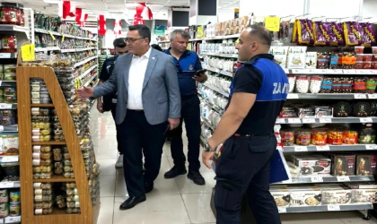 Zabıta Ekiplerinden Zincir Marketlere Denetim