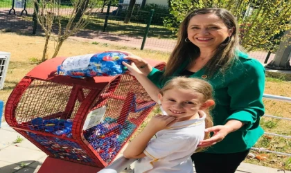 Minik Öğrencilerden Mavi Kapak Projesine Destek