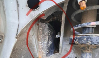 Türkiye’ye sokulmak istenen 3 kilo 510 gram kokain gümrük polislerine takıldı