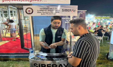 Tekirdağ Emniyeti, 9 bin kişiye SİBERAY’ı anlattı