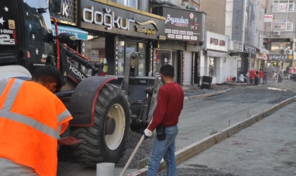İmaret Sokaktaki Çalışmalar Sürüyor