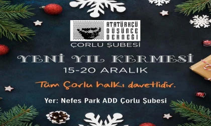 ADD Yeni Yıl Kermesi Düzenleyecek