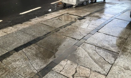 Büyükşehir Bu Kaldırımları Görmüyor Mu?