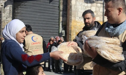 Cansuyu Derneği’nden Halep’e Yardım Eli