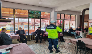 Kırklareli’nde traktör sürücüleri bilgilendirildi