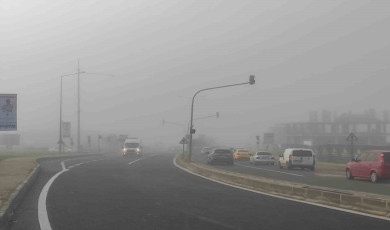 Tekirdağ’da yoğun sis