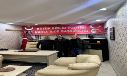 Çorlu TSO Başkanı Volkan, BBP’yi Ziyaret Etti