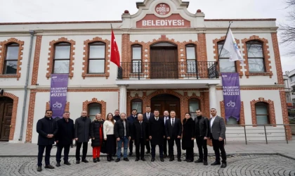Başkan Sarıkurt Misafirlerine Çorlu’yu Gezdirdi