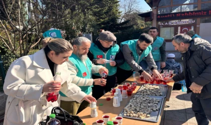 Cansuyu Derneği İkramlarda Bulundu