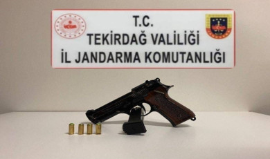 Tekirdağ’da jandarmadan silah operasyonu