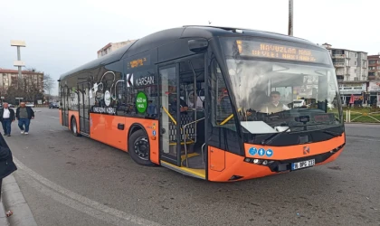 Elektrikli Otobüs Test Sürüşünde