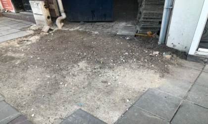 Haberimizin Ardından Kaldırım Yapıldı