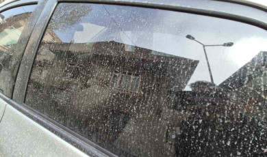 Tekirdağ’da gökten çamur yağdı