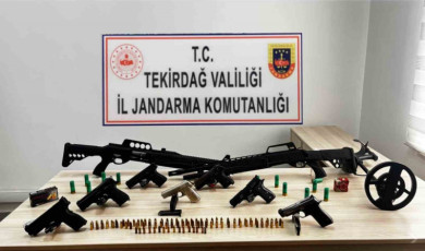 Tekirdağ’da jandarmadan kaçakçılık ve silah operasyonları