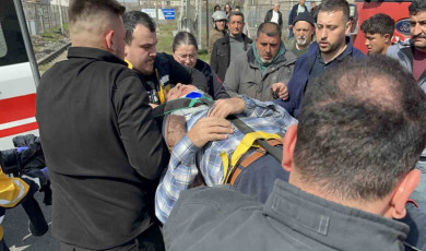 Trenin çarptığı yaşlı bisikletli hayatını kaybetti