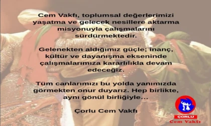 Cem Vakfı’nda Görev Değişimi
