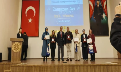 Çorlu’daki Okullar Ödüllendirildi